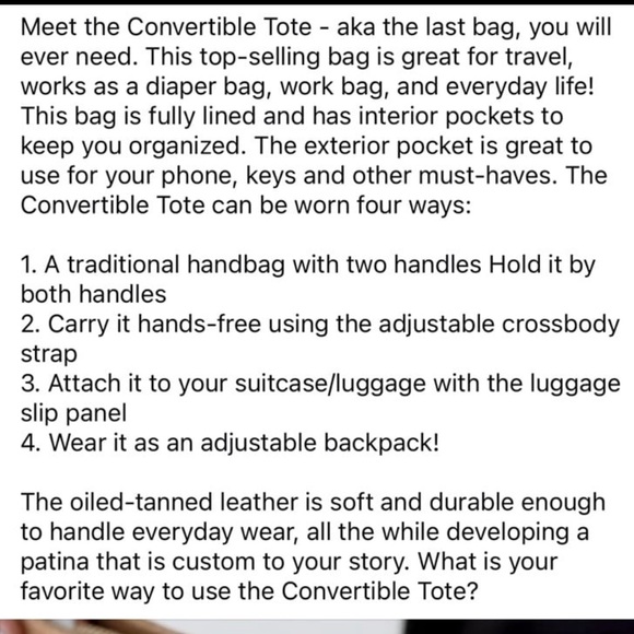 Sseko convertible tote and matching wallet - Picture 6 of 8